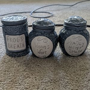 Nightmare before Christmas ingredient jars